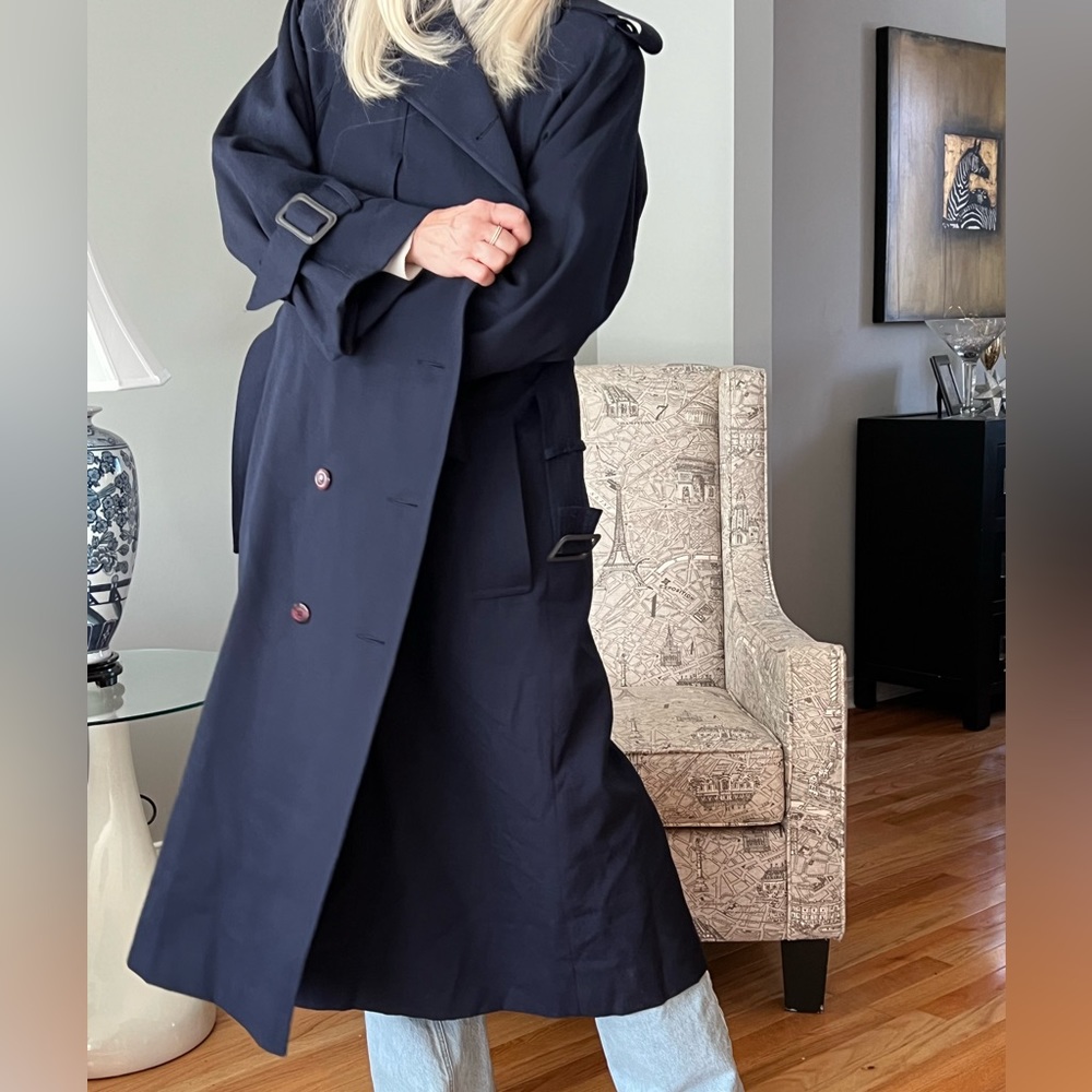 Classic Wool Trench Coat